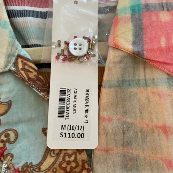 Womens size M(10-12) blouse from Soft Surroundings NWT - Picture 5 of 6